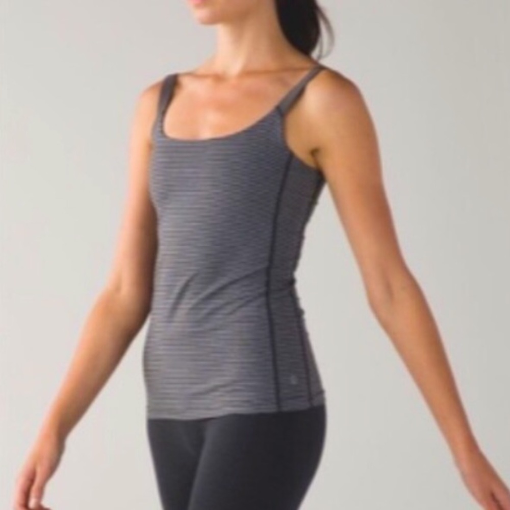 lululemon Barre None Tank - black - sz 6
